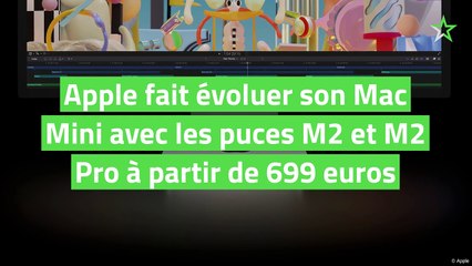 Apple fait évoluer son Mac Mini avec les puces M2 et M2 Pro à partir de 699 euros
