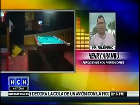 Matan a hombre dentro de billar en Puerto Cortés