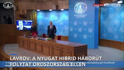Orosz külügyminiszter: Ukrajnában valójában Washington és Moszkva háborúzik