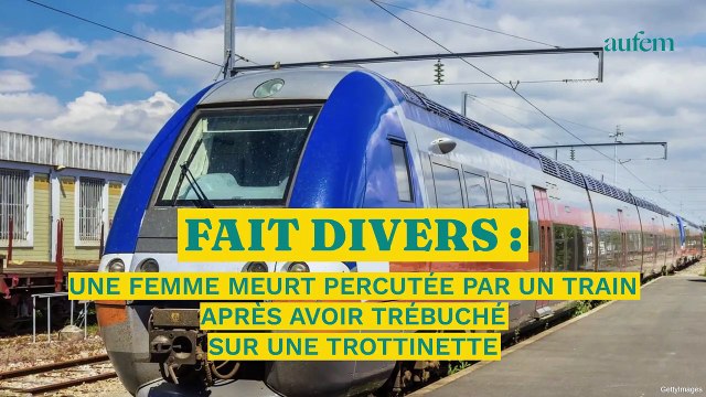 Une femme meurt percutée par un train après avoir trébuché sur une trottinette