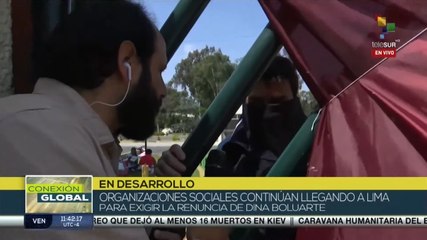 Perú: Estudiantes de la Universidad de San Marcos acogen a manifestantes