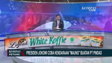Momen Prabowo Sopiri Presiden Jokowi saat  Coba Maung Buatan PT Pindad