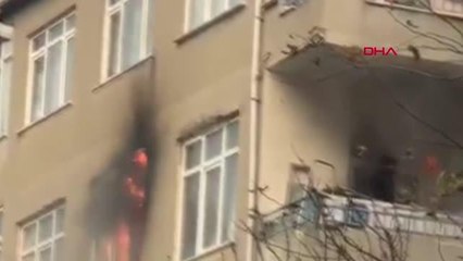 KARTAL'DA ÇIKAN YANGINDA 2'Sİ ÇOCUK 3 KİŞİ KURTARILDI