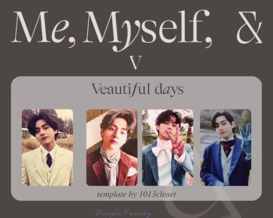 Me, Myself and V 'Veautiful Days' [SCANS] Photobook 2022