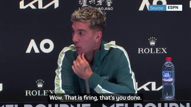 Kokkinakis NOT happy at Kyrgios name blunder