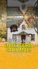 10 niños y 10 niñas se quedaron sin supervisión en casa y este fue el resultado