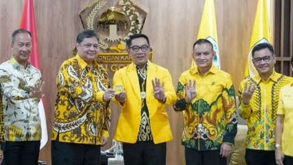Resmi ke Golkar, Ridwan Kamil jadi Waketum Bidang Penggalangan Pemilih