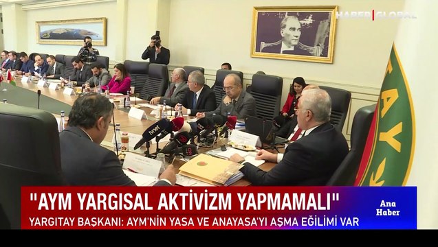 Yargıtay Başkanı'ndan flaş AYM çıkışı: Eşit derecede yüksek mahkemeleriz