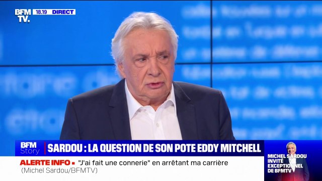 Michel Sardou: François Mitterrand connaissait toutes mes chansons