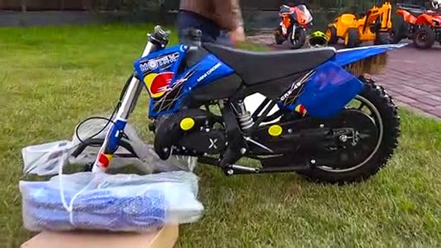 Funny Senya Ride on Sportbike Pocket bike Cross bike Unboxing Surprise toys for kids