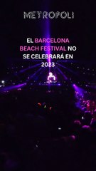 El Barcelona Beach Festival no se celebrará en 2023