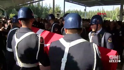 Kaza şehitlerine veda