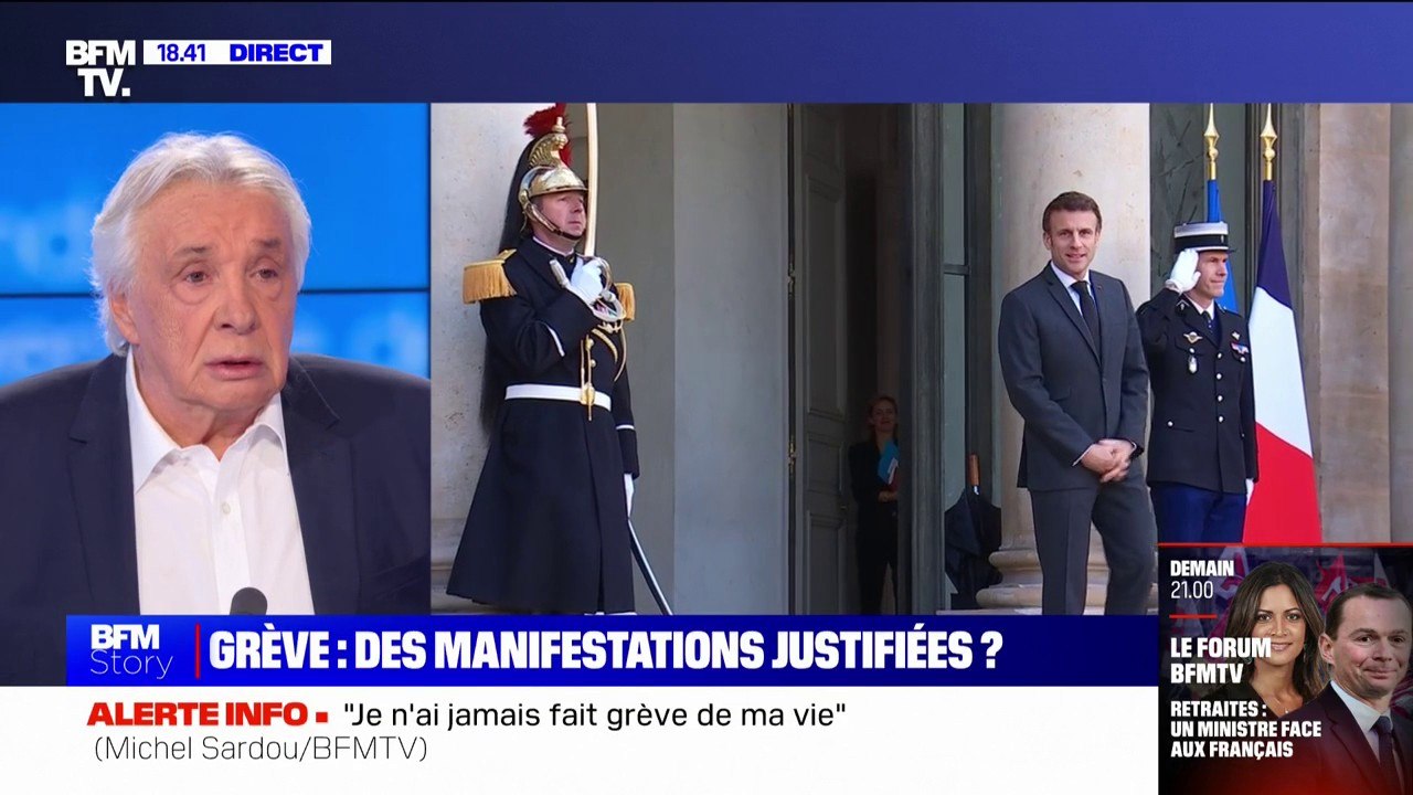 Michel Sardou sur la réforme des retraites: "La...