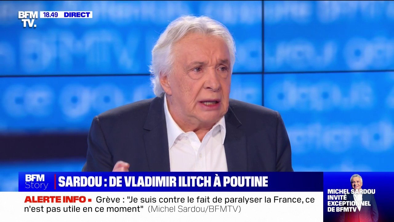 Michel Sardou sur la guerre en Ukraine: "Je crains que ça finisse très mal"