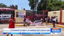 Así avanzan las manifestaciones en Perú tras la conmemoración de La toma de Lima