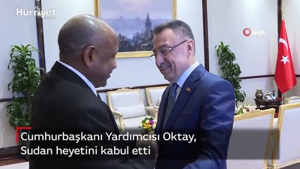 Cumhurbaşkanı Yardımcısı Oktay, Sudan heyetini kabul etti