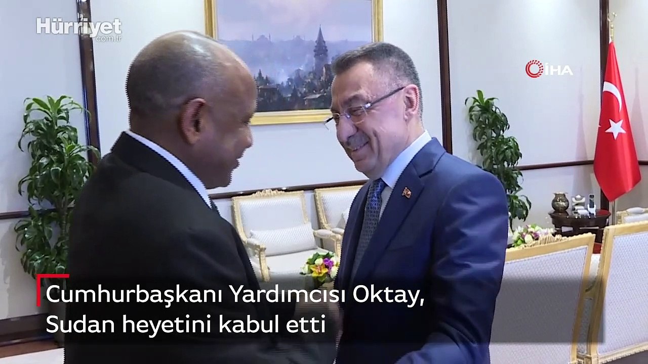 Cumhurbaşkanı Yardımcısı Oktay, Sudan heyetini kabul etti