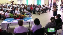 Realizan encuentro evacuativo con delegados y protagonistas del programa Usura Cero