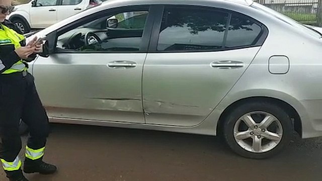 Colisão de trânsito é registrada na Avenida Rocha Pombo