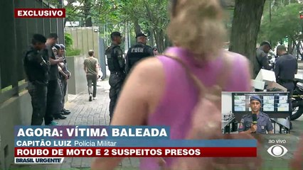 Dois suspeitos são presos após tiroteio na Avenida Nove de Julho, em SP 18/01/2023 16:52:28