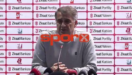 Şenol Güneş: "Kupada hedefimiz vardı, üzgünüz"
