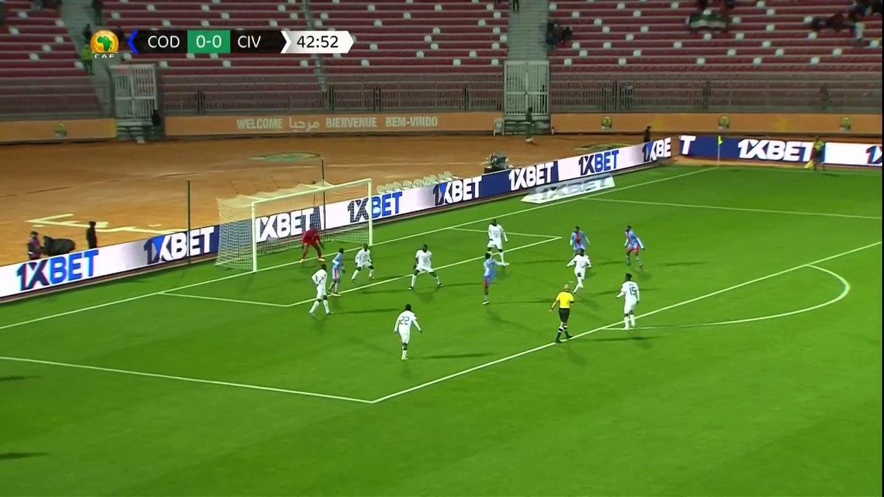DR Congo v Cote d'Ivoire | CHAN 23 | Match High...