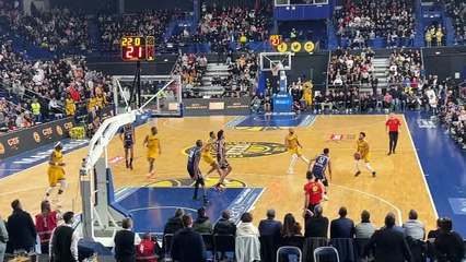 La fin de Fos Provence Basket contre les Mets