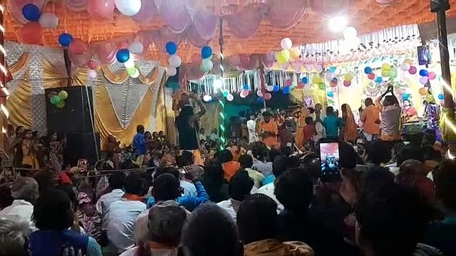 भागवत कथा में श्रीकृष्ण व राम जन्म पर झूम उठे श्रद्धालु