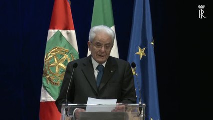 Mattarella: "Nella Costituzione diritto a manifestare il proprio pensiero"