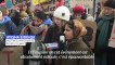 À Davos, des manifestants dont Greta Thunberg, manifestent pour la "justice climatique"