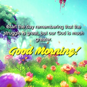 Good Morning | God gives us new opportunities every day