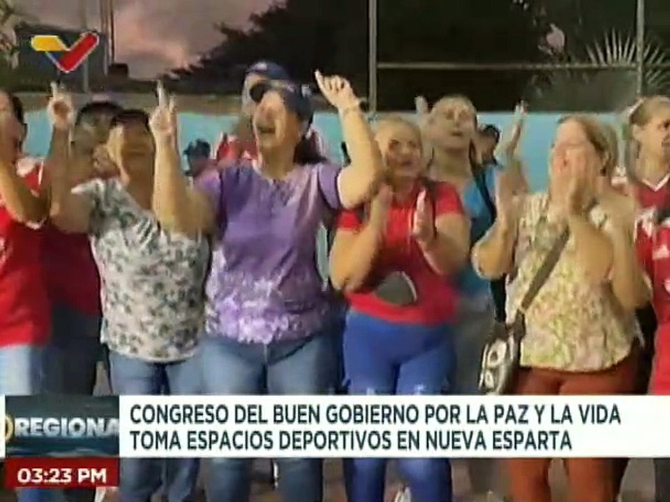 Congreso del Buen Gobierno por la Paz y la Vida toma espacios deportivos en el edo. Nueva Esparta