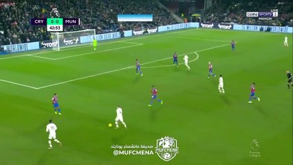 فيديو ملخص أهداف مباراة مانشستر يونايتد وكريستال بالاس 1-1 في الدوري الإنجليزي