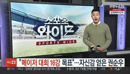 "메이저 대회 16강 목표"…자신감 얻은 권순우