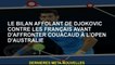 L'évaluation effrayante de Djokovic contre les Français avant de faire face à Couacaud à l'Open d'Au