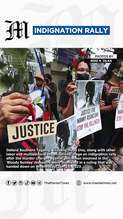 Indignation rally