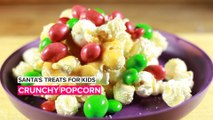 Santa's treats for kids: Festive popcorn with a bit of crunch