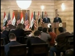 Man Throws Shoes At Bush