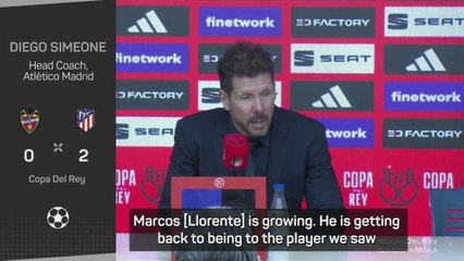 Simeone senses Llorente revival as he stars at Levante