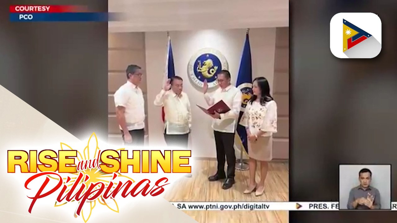 Mga bagong appointee ni Pang. Ferdinand R. Marcos Jr., nanumpa na sa harap ni Executive Sec. Lucas Bersamin