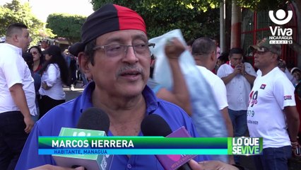 Militancia Sandinista honra con multitudinaria caminata al gran Rubén Darío