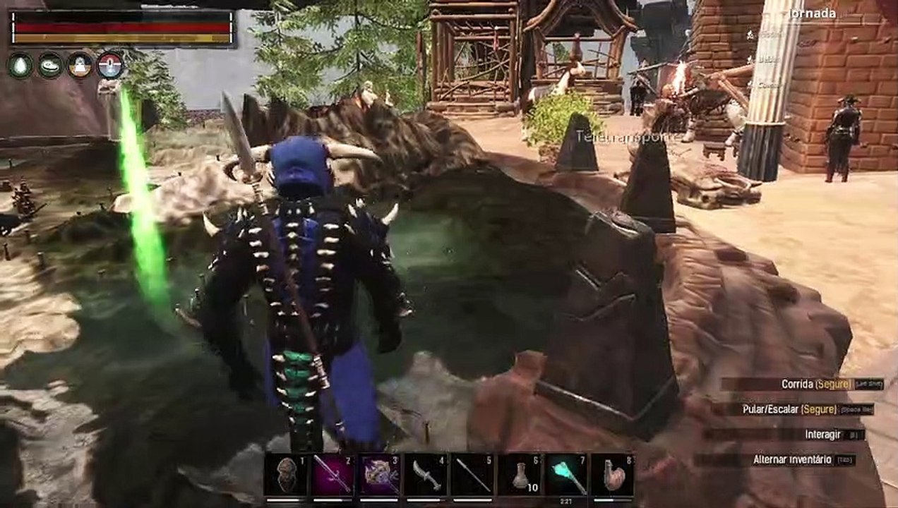 Como obter Fôlego infinito no Conan Exiles: Age Of Sorcery - Gameplay Pt-Br