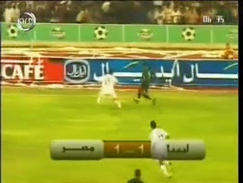 الشوط الثاني لمبارة ليبيا و مصر بتصفيات كاس افريقيا وكاس العالم 2006 بتعليق عصام الشوالي
