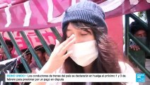 Manifestantes de todo el Perú llegan a Lima para protestar contra Dina Boluarte