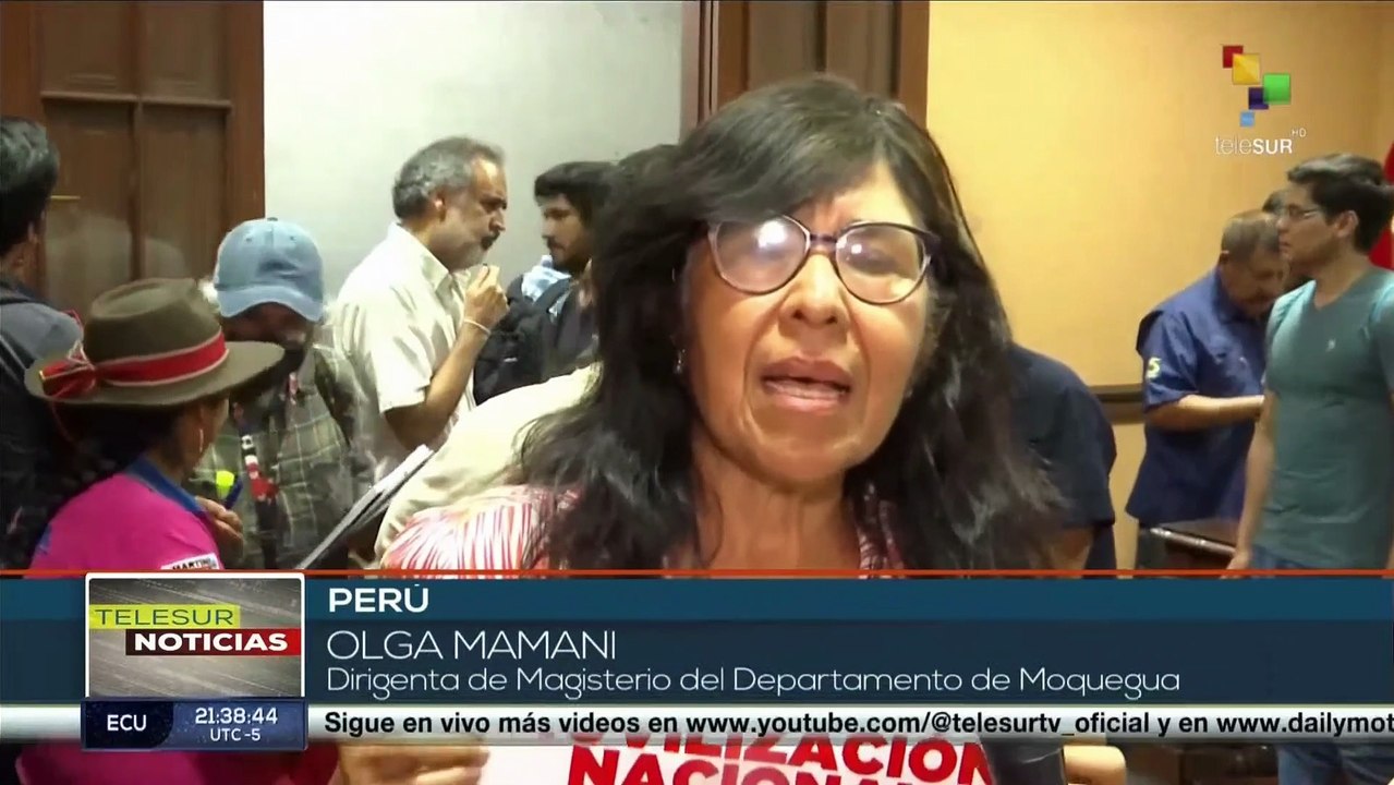 Perú: Dirigentes del interior se congregan para anunciar paro cívico nacional