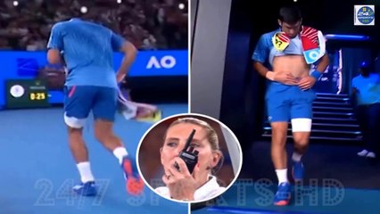 Bizarre Moment- Novak Djokovic Rushes to the Toilet at Australia Open WITHOUT Umpire’s Permission
