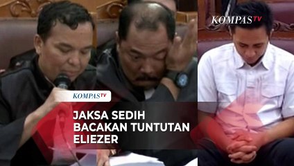 Tak Biasa! Suara Bergetar Hingga Tepuk Punggung: Jaksa Sedih Bacakan Tuntutan ke Eliezer!