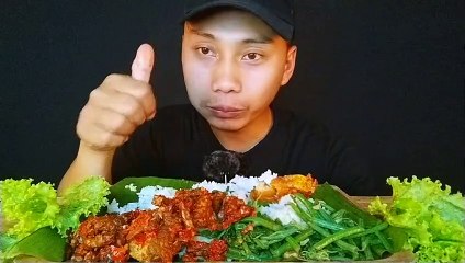 MUKBANG ASMR | IKAN GORENG SAMBAL MERCON 