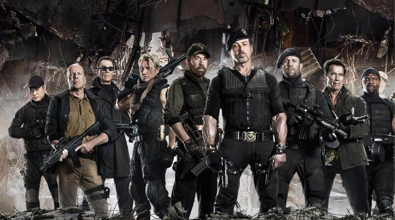 Película | LOS INDESTRUCTIBLES 3  | Sylvester Stallone, Mel Gibson, Harrison Ford | Azteca