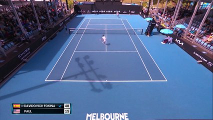 Davidovich Fokina - Paul - Les temps forts du match - Open d'Australie